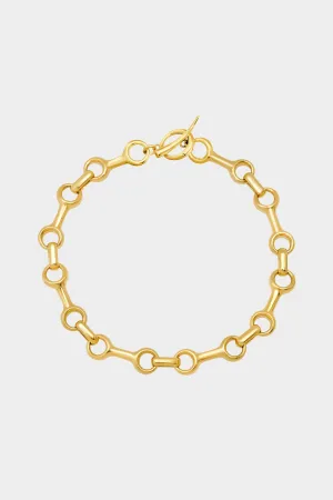 25MM Double Beam Bracelet, Yellow Gold