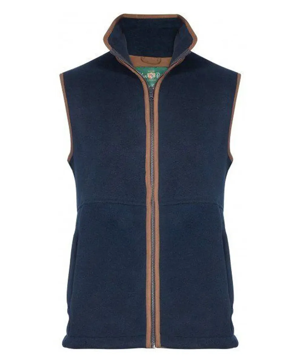 ALAN PAINE Aylsham Kids Fleece Gilet - Dark Navy