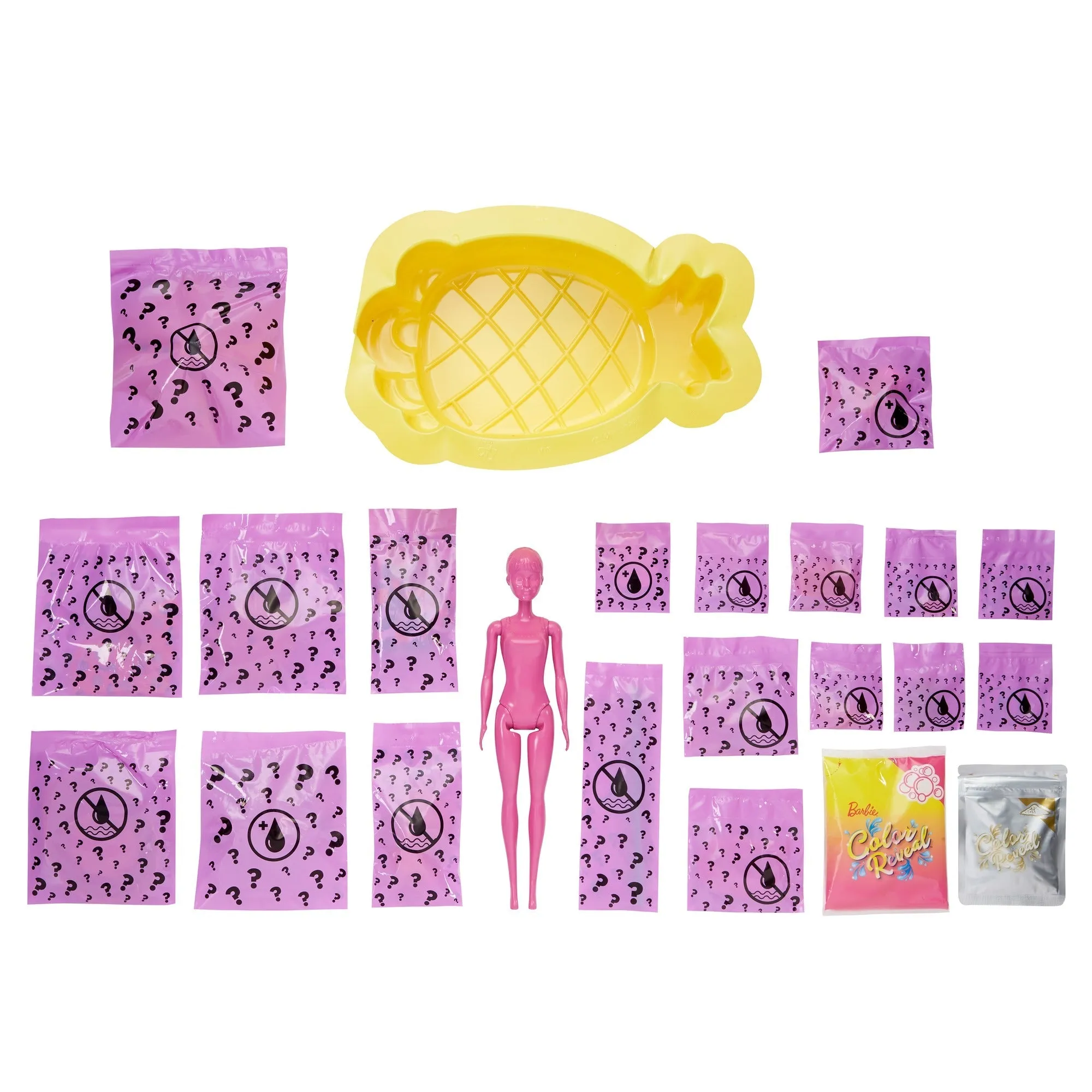 Barbie Colour Reveal Doll Pineapple Scent Surprises