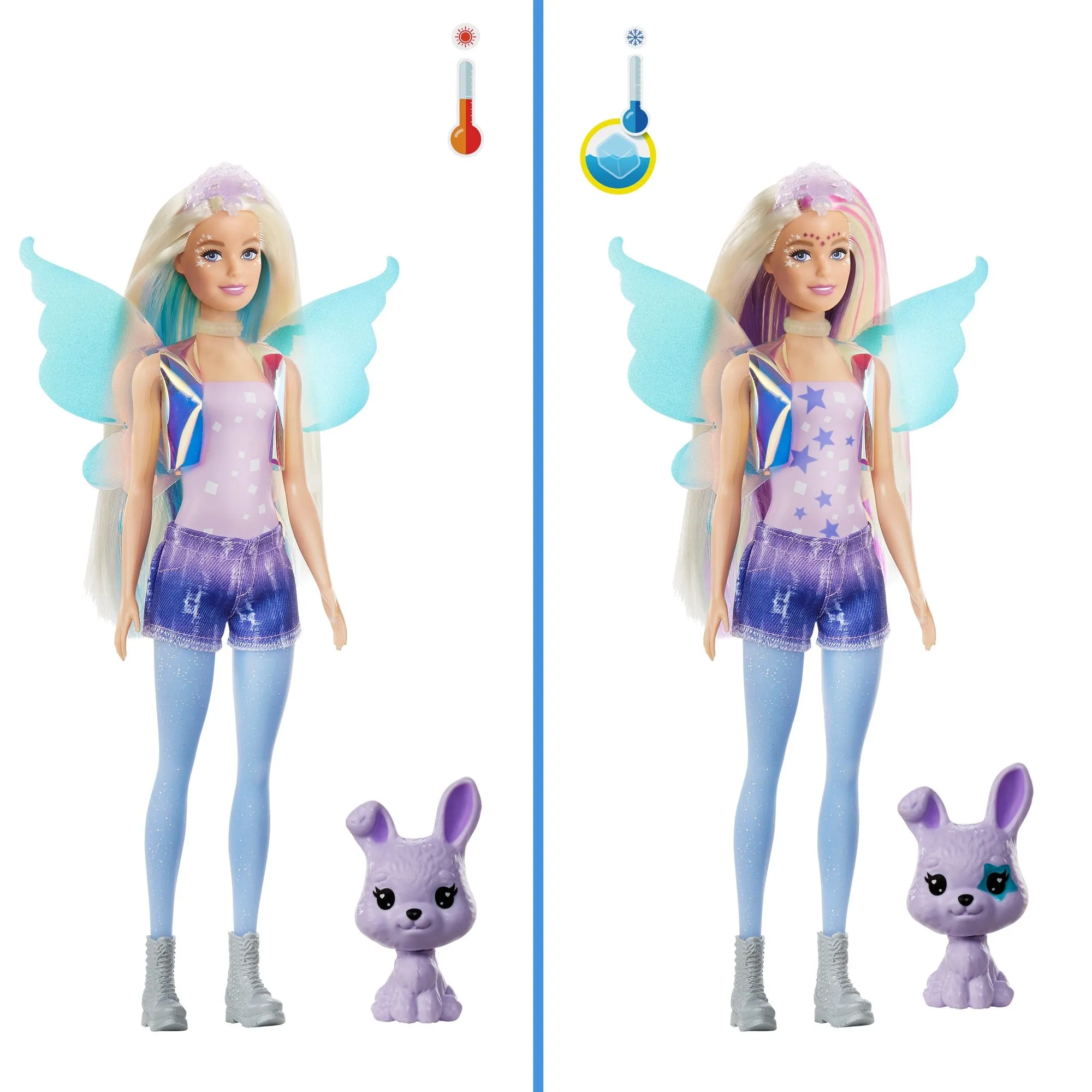 Barbie Colour Reveal Peel Doll Fairy Fashion Reveal