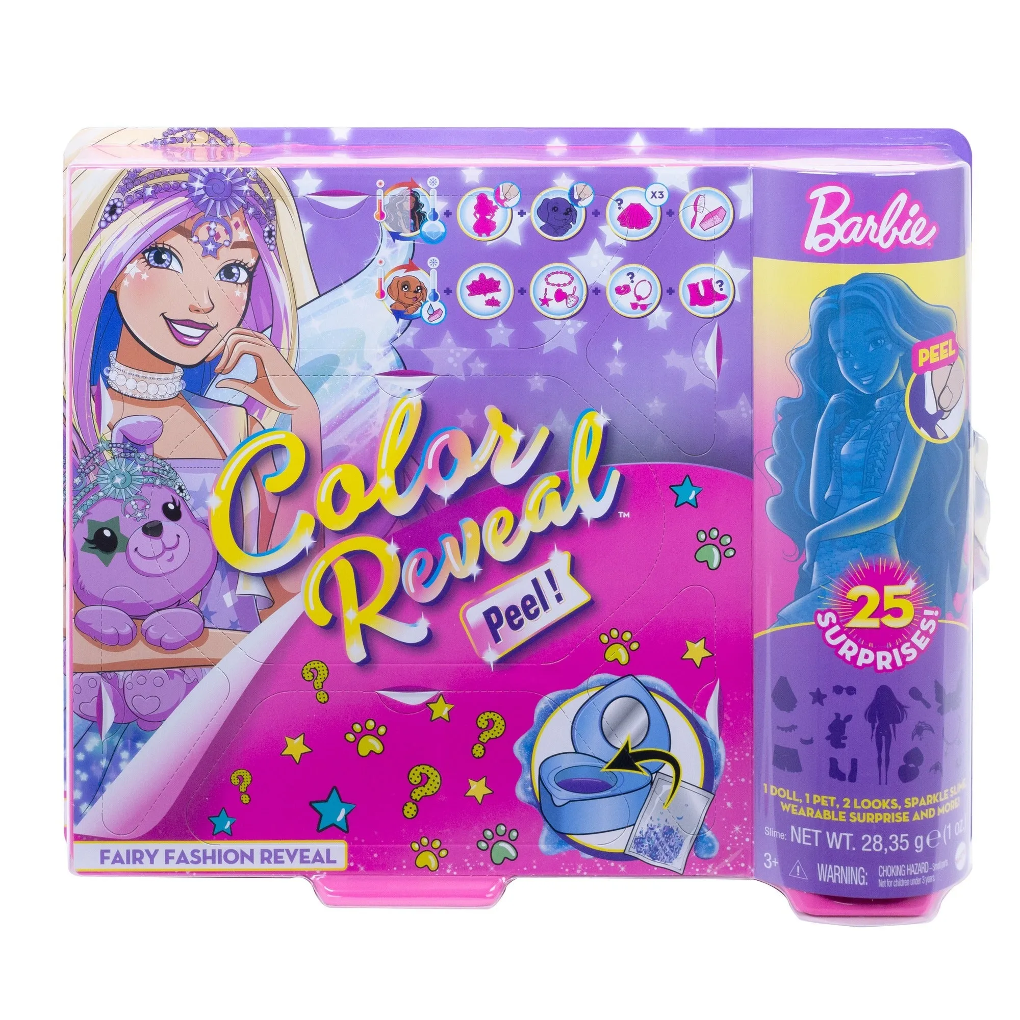 Barbie Colour Reveal Peel Doll Fairy Fashion Reveal