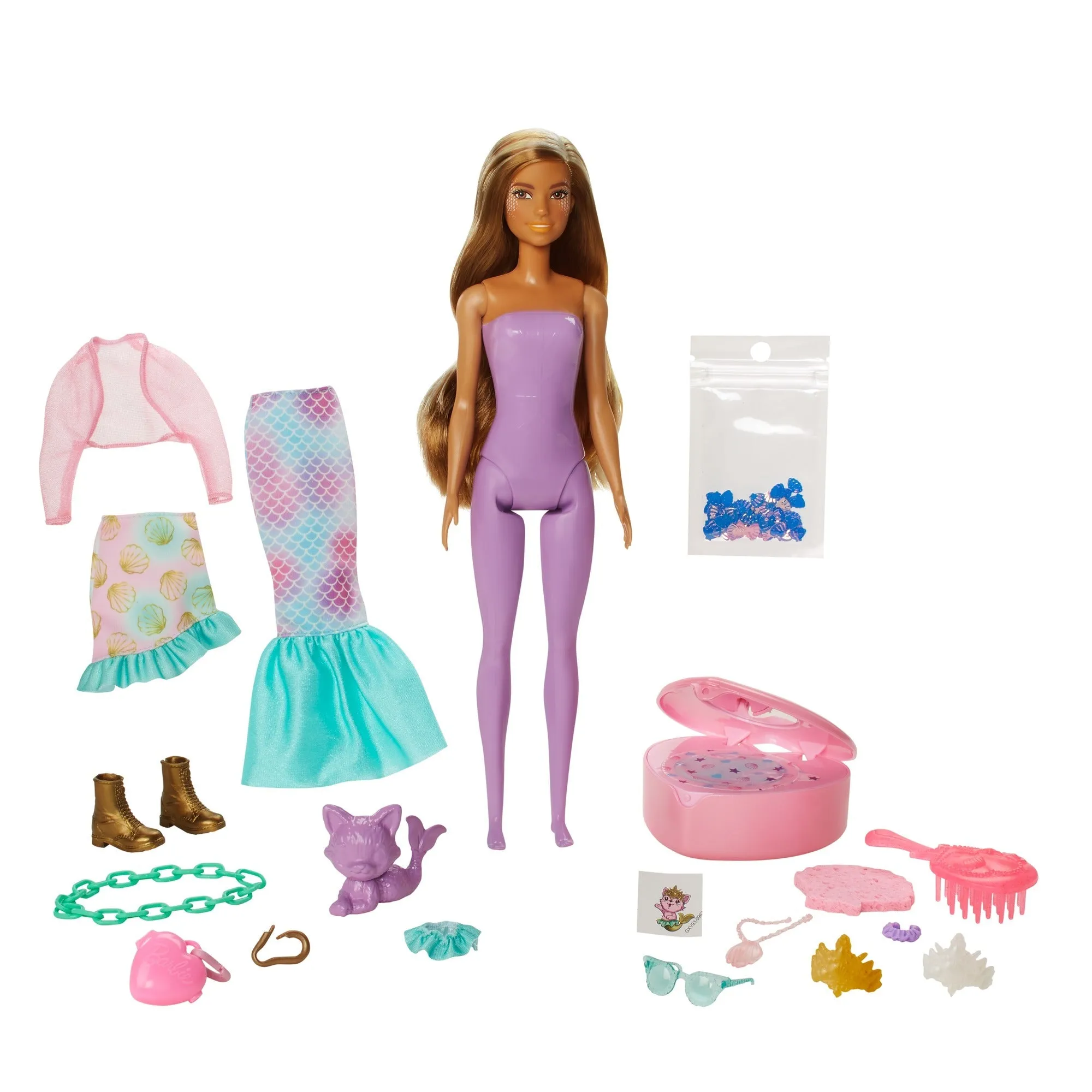 Barbie Colour Reveal Peel Doll Mermaid Fashion Reveal