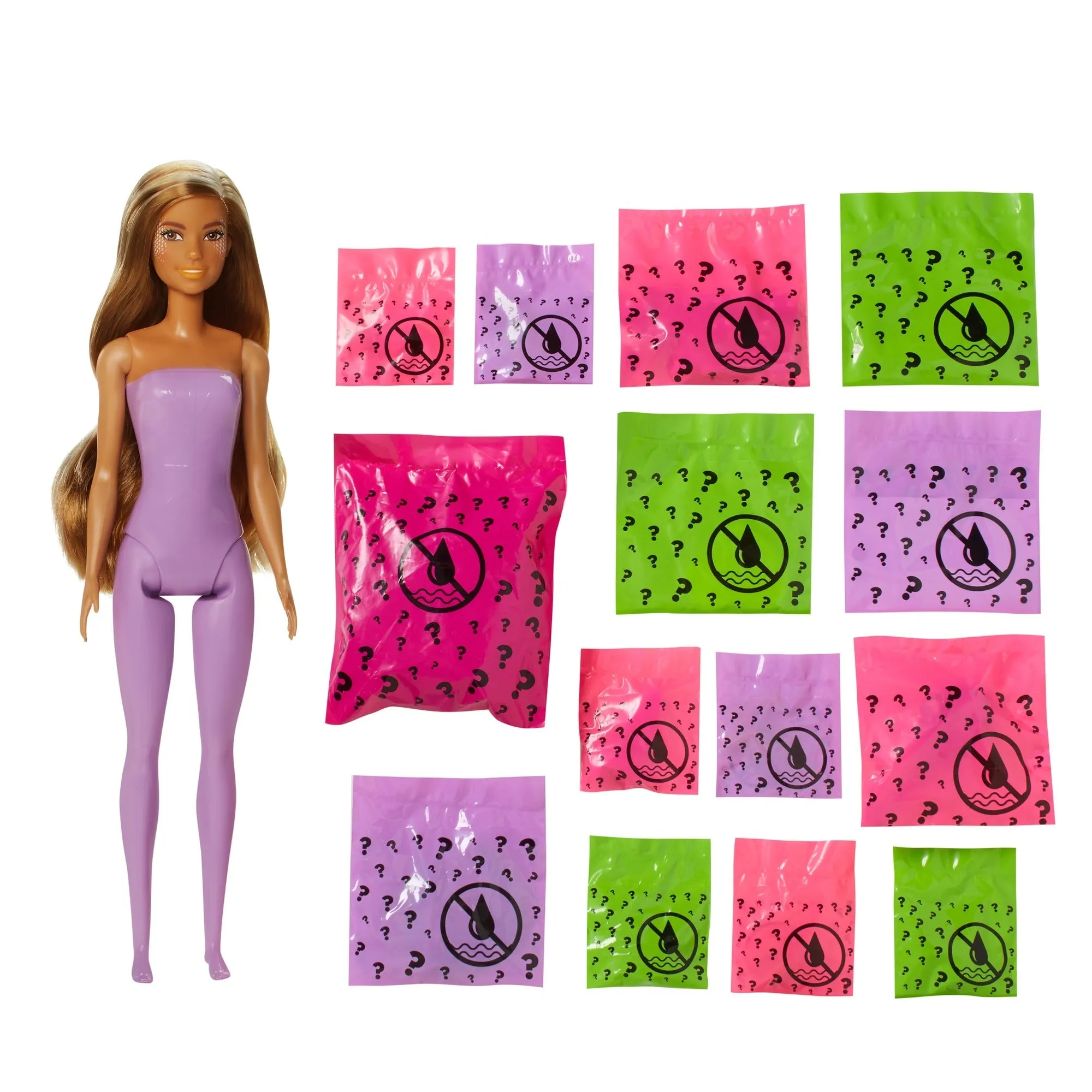 Barbie Colour Reveal Peel Doll Mermaid Fashion Reveal