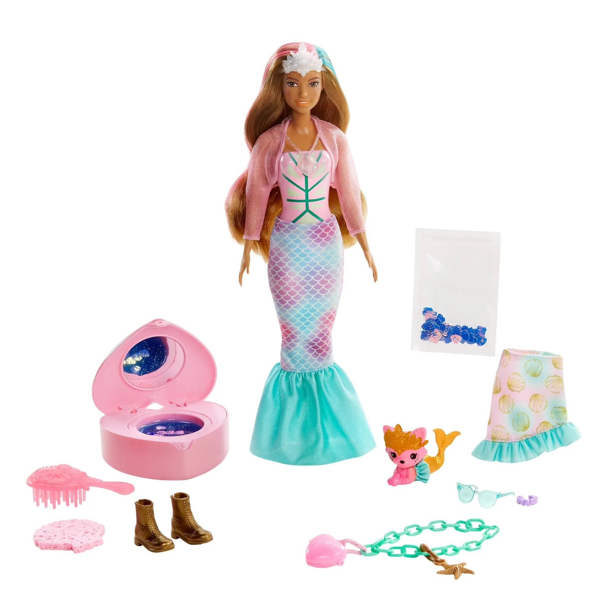 Barbie Colour Reveal Peel Doll Mermaid Fashion Reveal