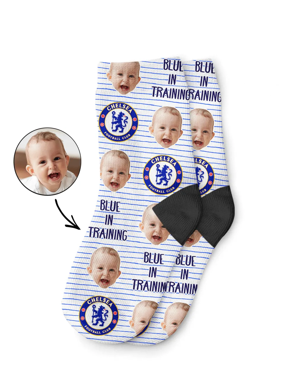 Blue In Training Kids Socks