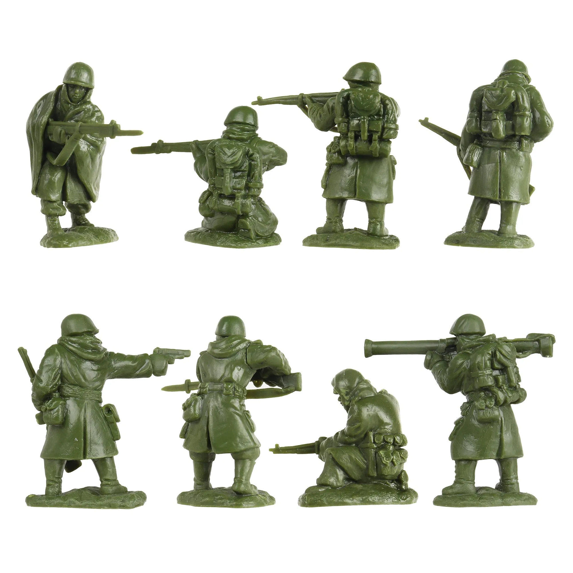 BMC Korean War Winter Battle - 16pc OD Green United States Soldier Figures