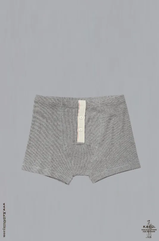 Boxer Brief - Grey Heather - M, L