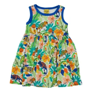 Chameleon Sleeveless Dress With Gathered Skirt - 1 Left Size 11-12 years