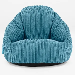 Children's Bubble Bean Bag 1-3 yr - Cord Aegean Blue