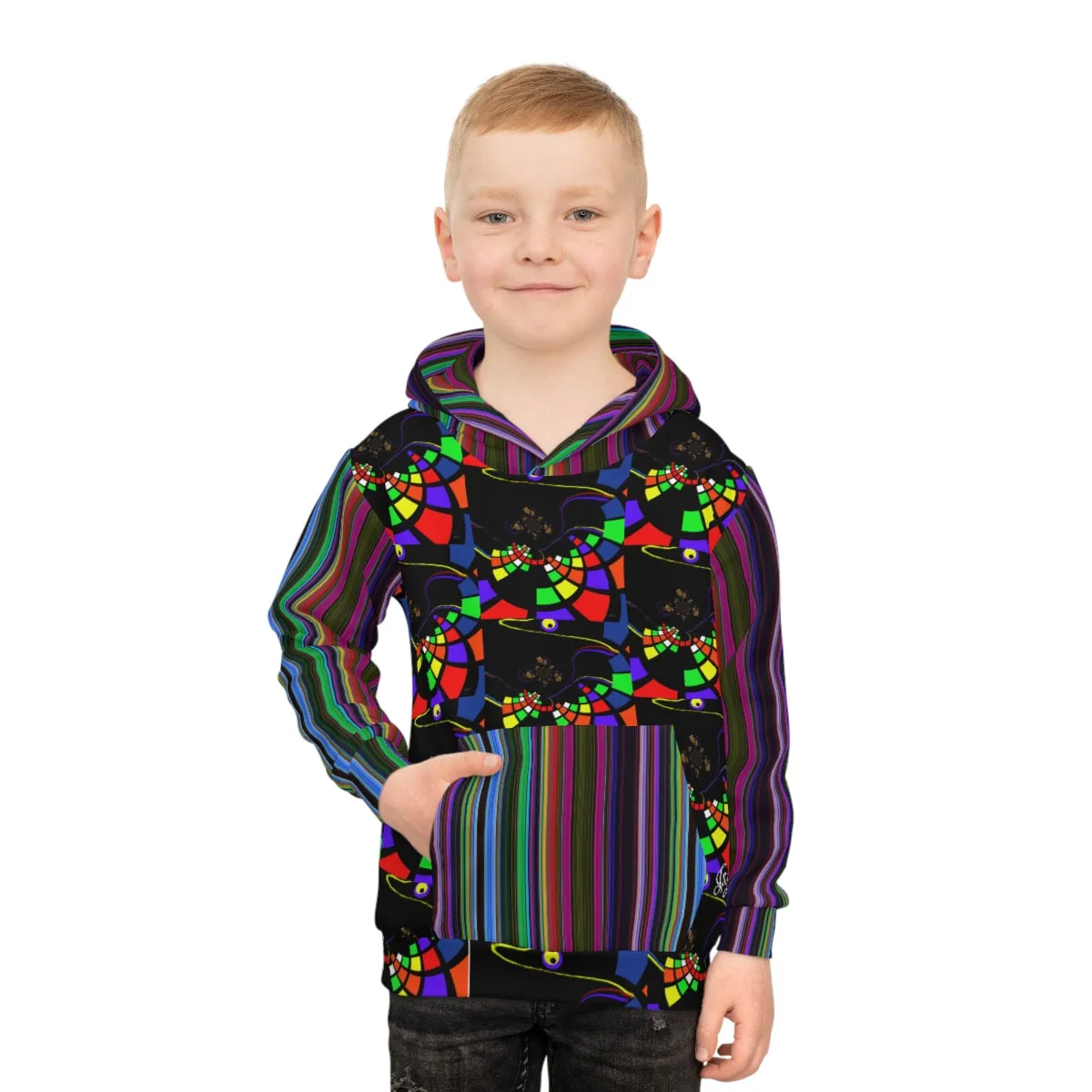 Children's Hoodie STRIPED & FRACTAL