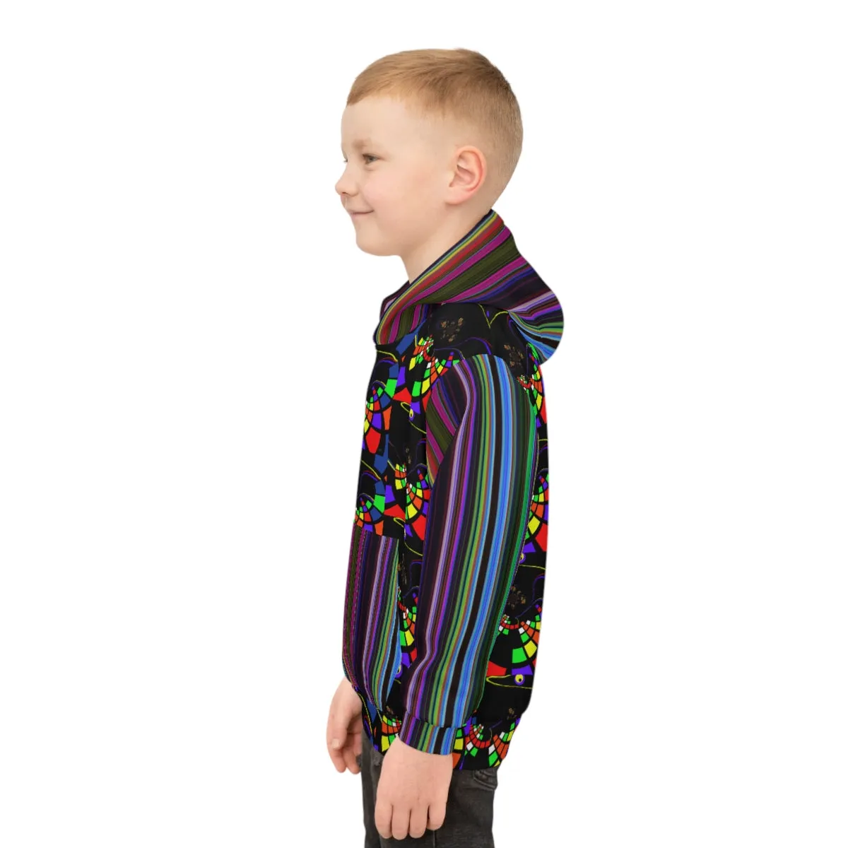 Children's Hoodie STRIPED & FRACTAL