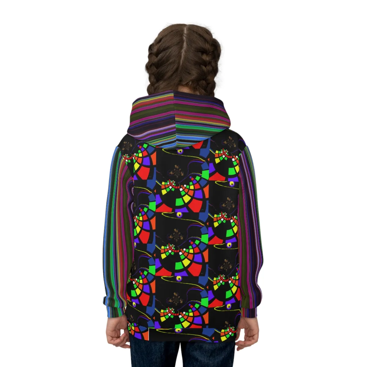 Children's Hoodie STRIPED & FRACTAL