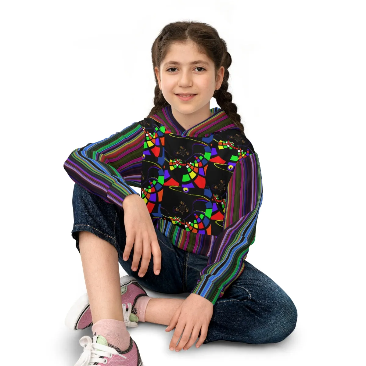 Children's Hoodie STRIPED & FRACTAL