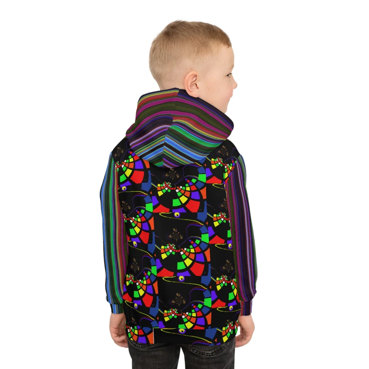 Children's Hoodie STRIPED & FRACTAL