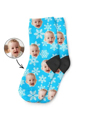 Christmas Snowflake Kids Socks