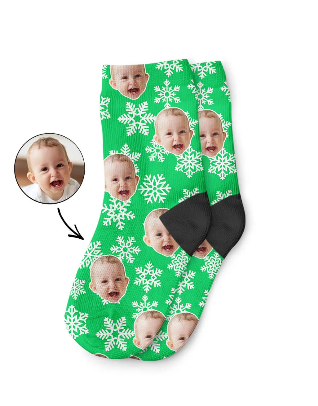 Christmas Snowflake Kids Socks