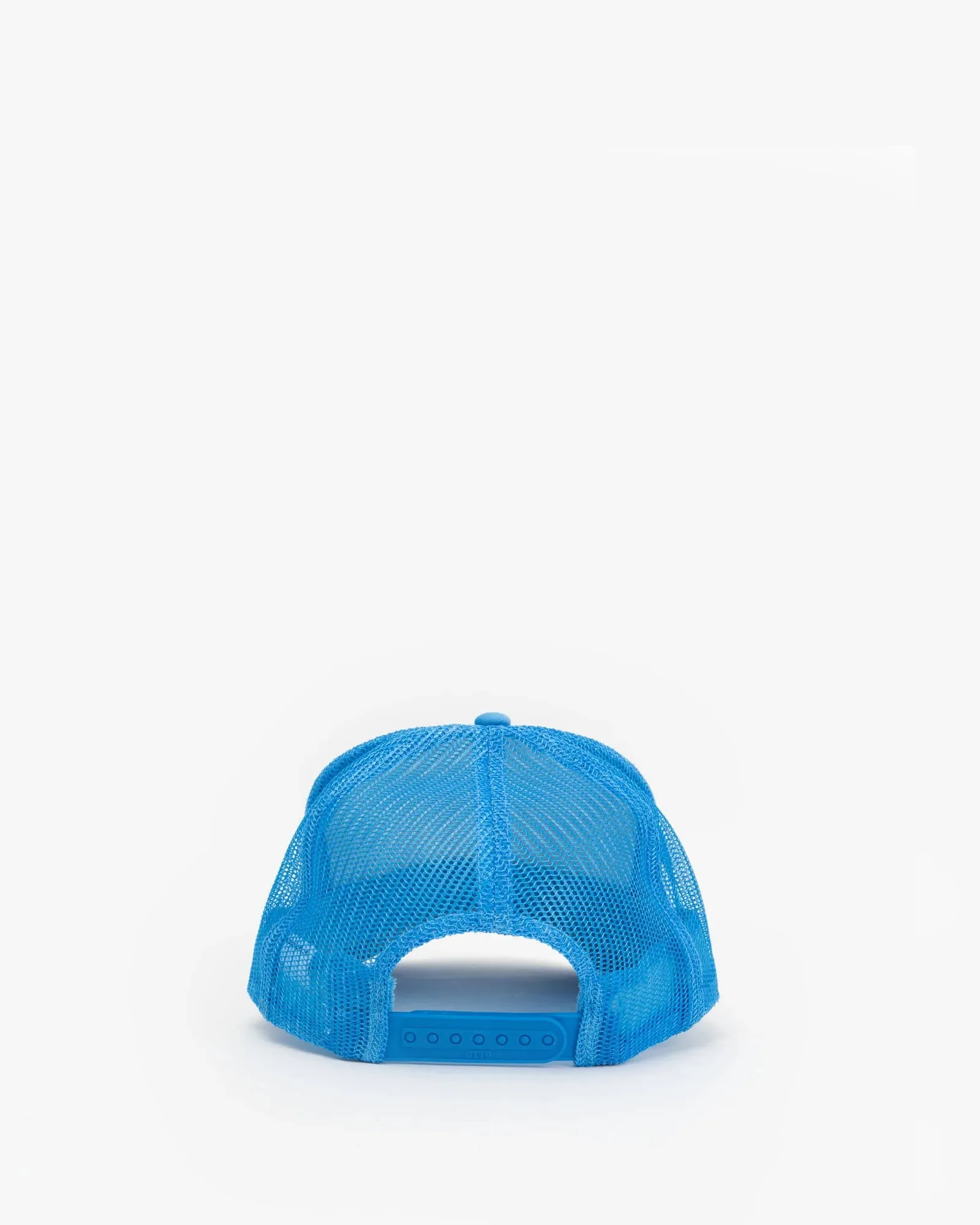 Clare V. - Trucker Hat in Blue with Poppy Oui