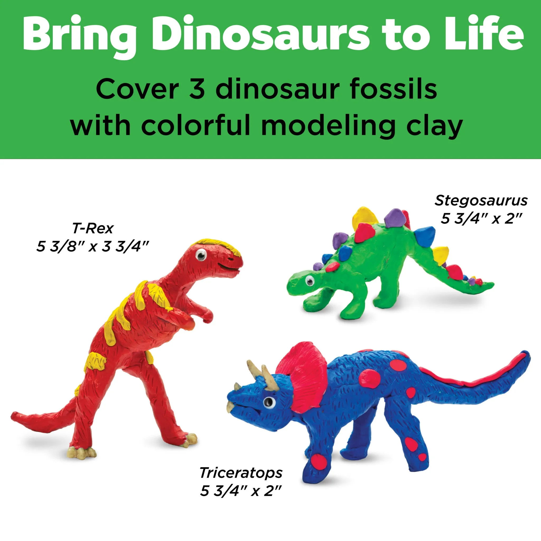 Create with Clay Dinosaurs - #6174000