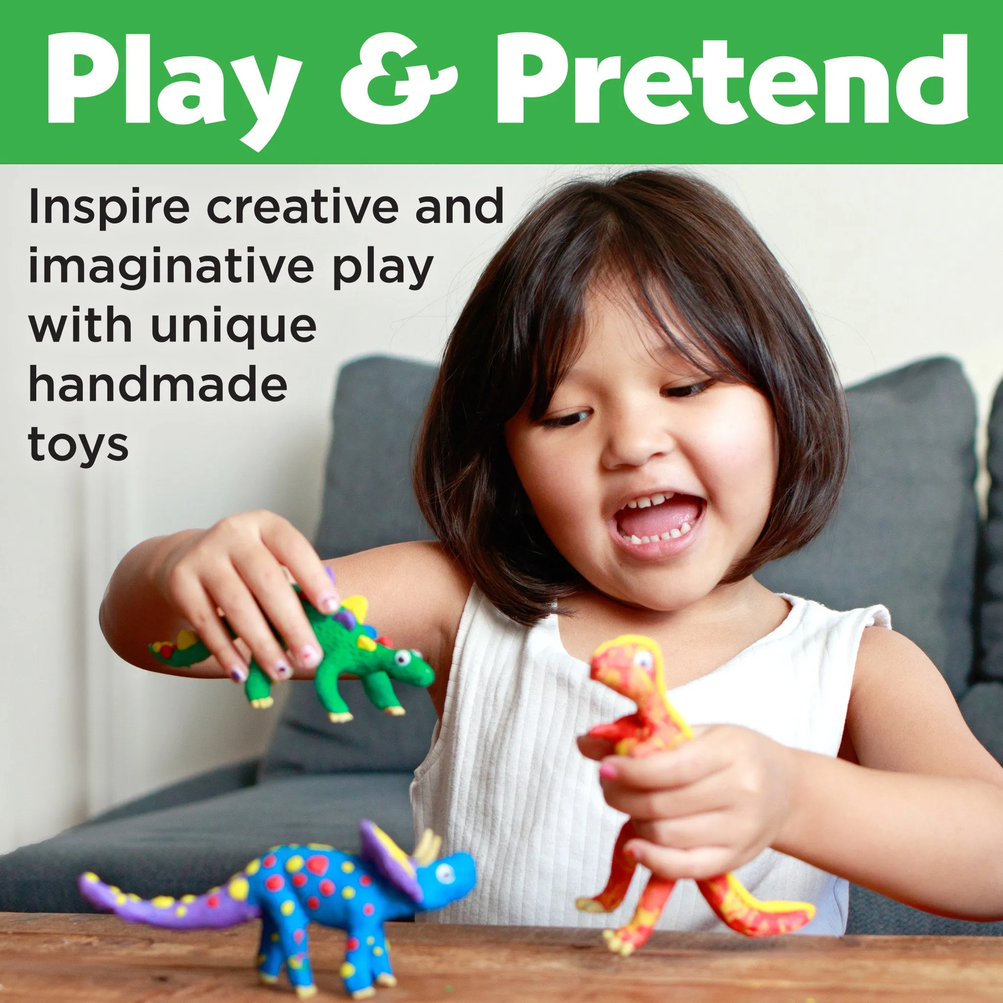 Create with Clay Dinosaurs - #6174000