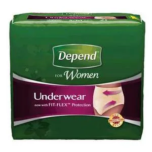 Depend 38532 Adult Absorbent Underwear, Pack of 15