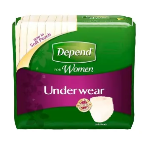 Depend 38532 Adult Absorbent Underwear, Pack of 15