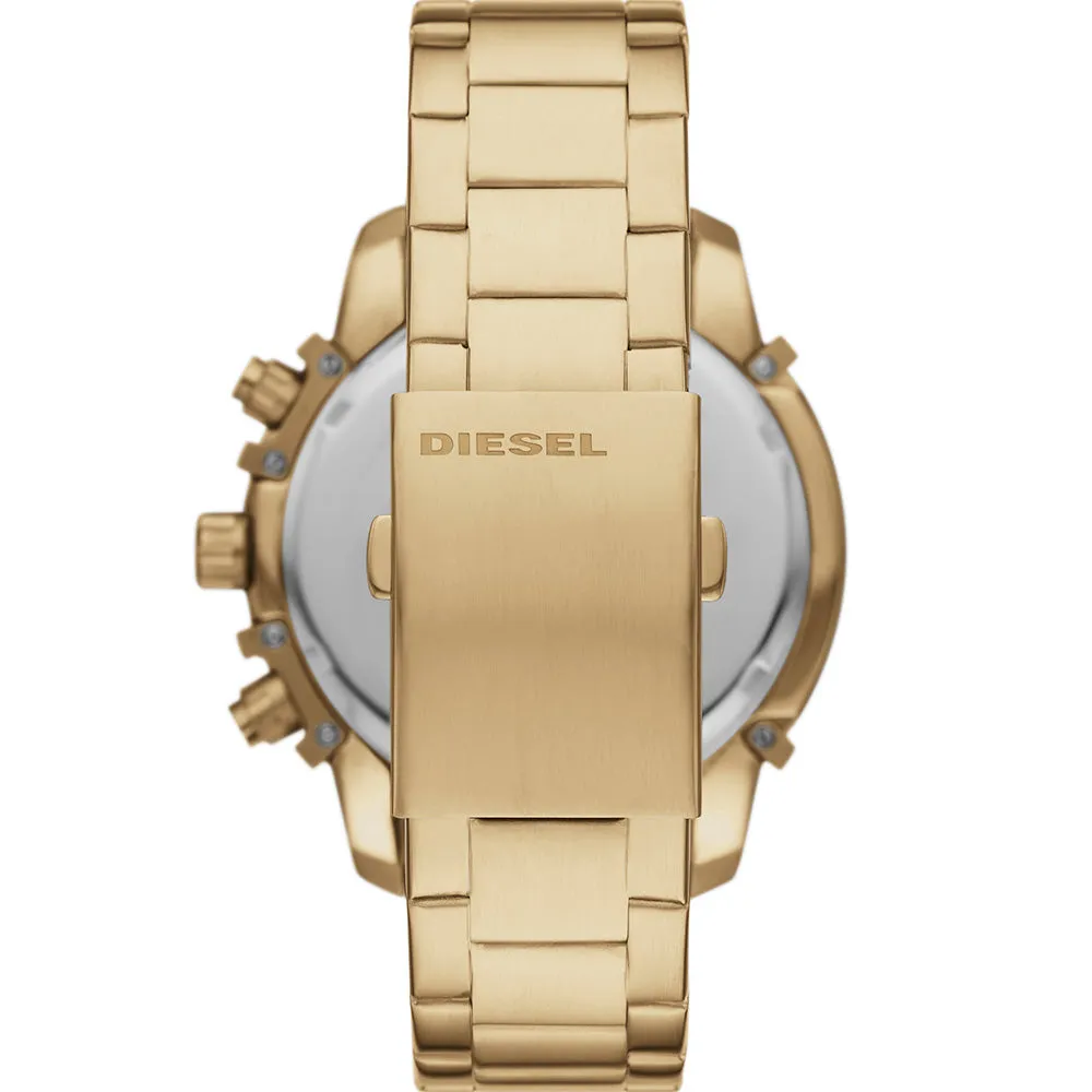 Diesel DZ4595 Griffed Gold Tone Mens Watch