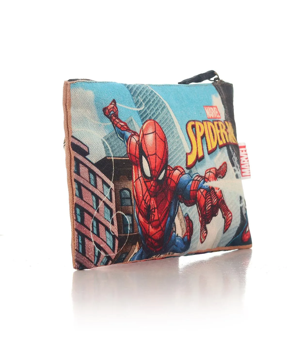 Disney  Spidey Multi Color Cotton canvas Accessories Pouch