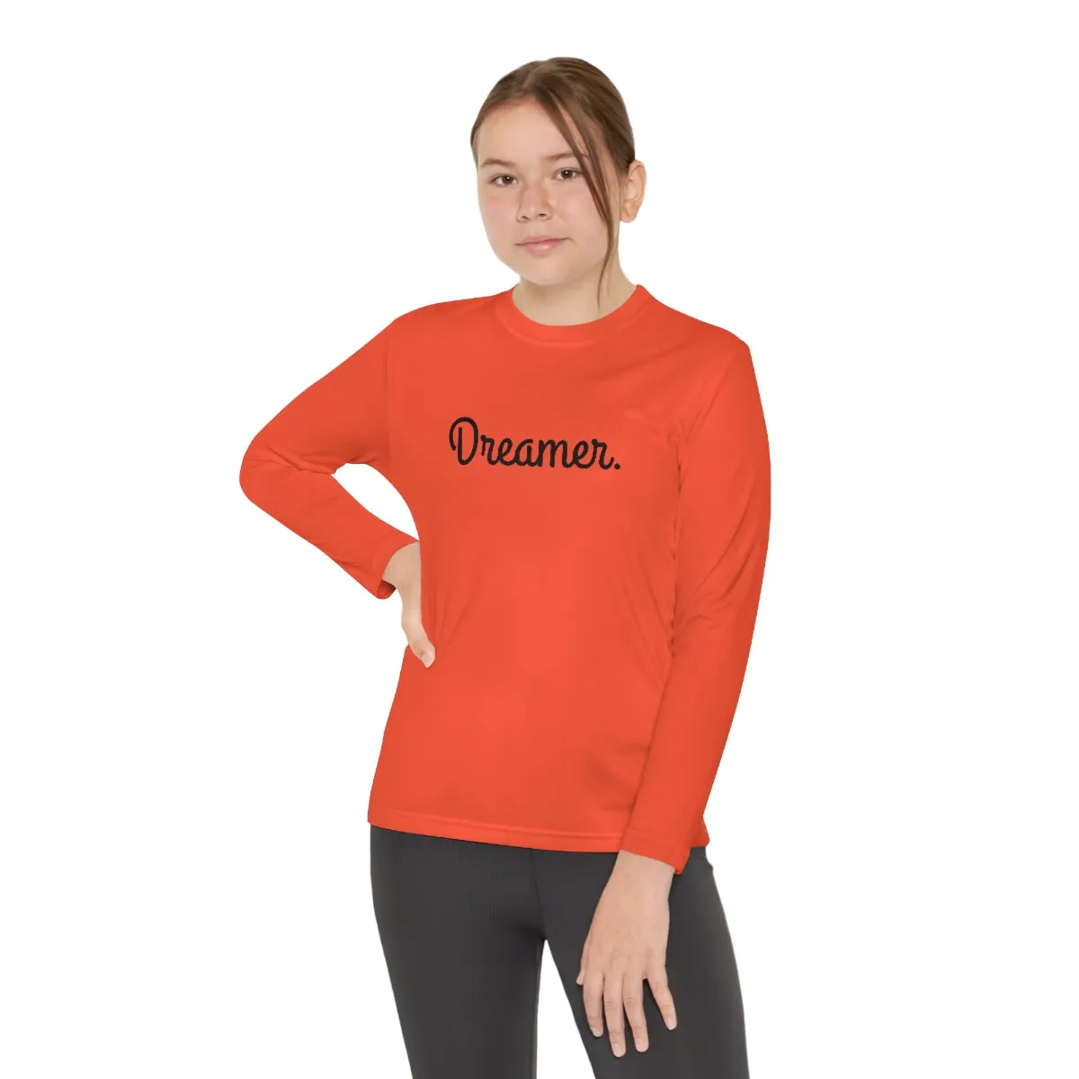 Dreamer. Youth Long Sleeve Competitor Tee