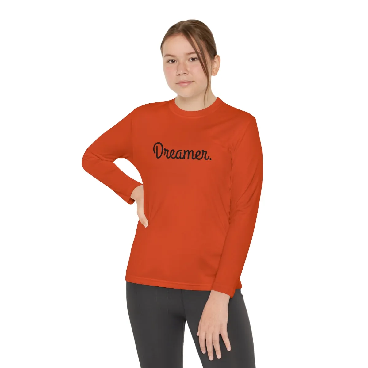 Dreamer. Youth Long Sleeve Competitor Tee