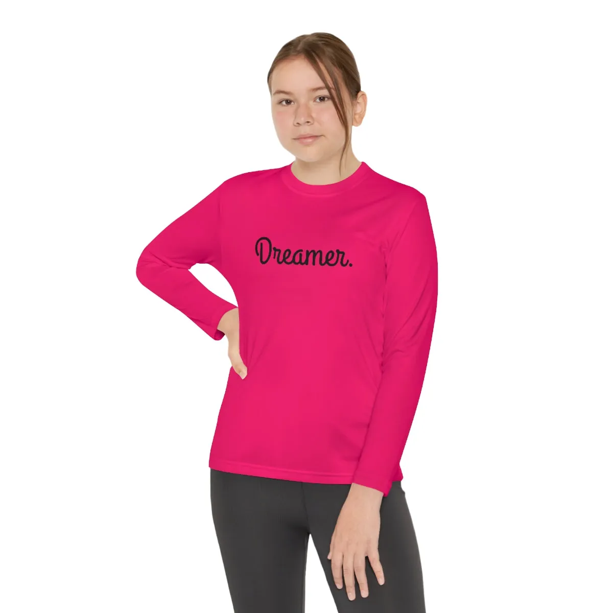 Dreamer. Youth Long Sleeve Competitor Tee