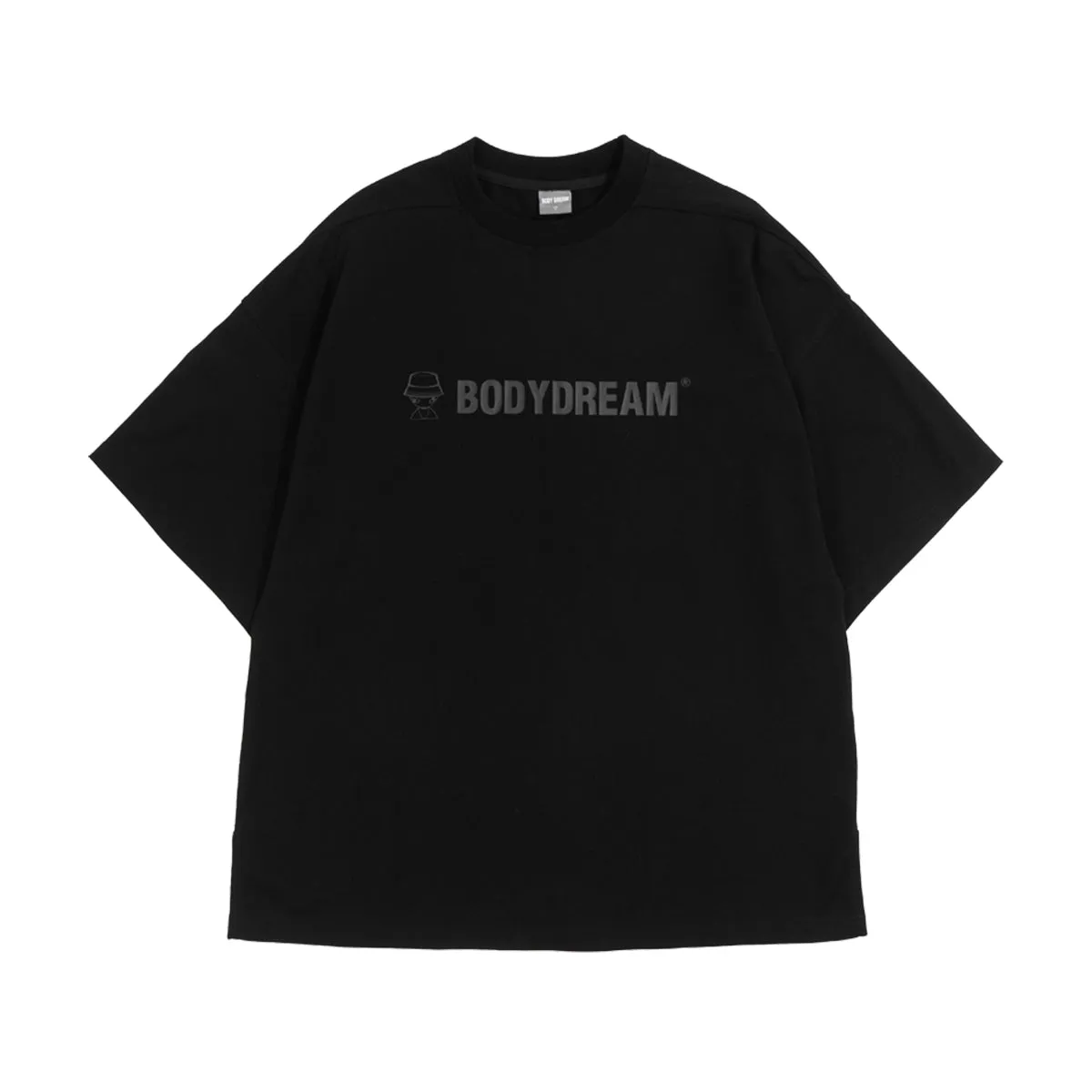 Everyday Logo Print Black Tee