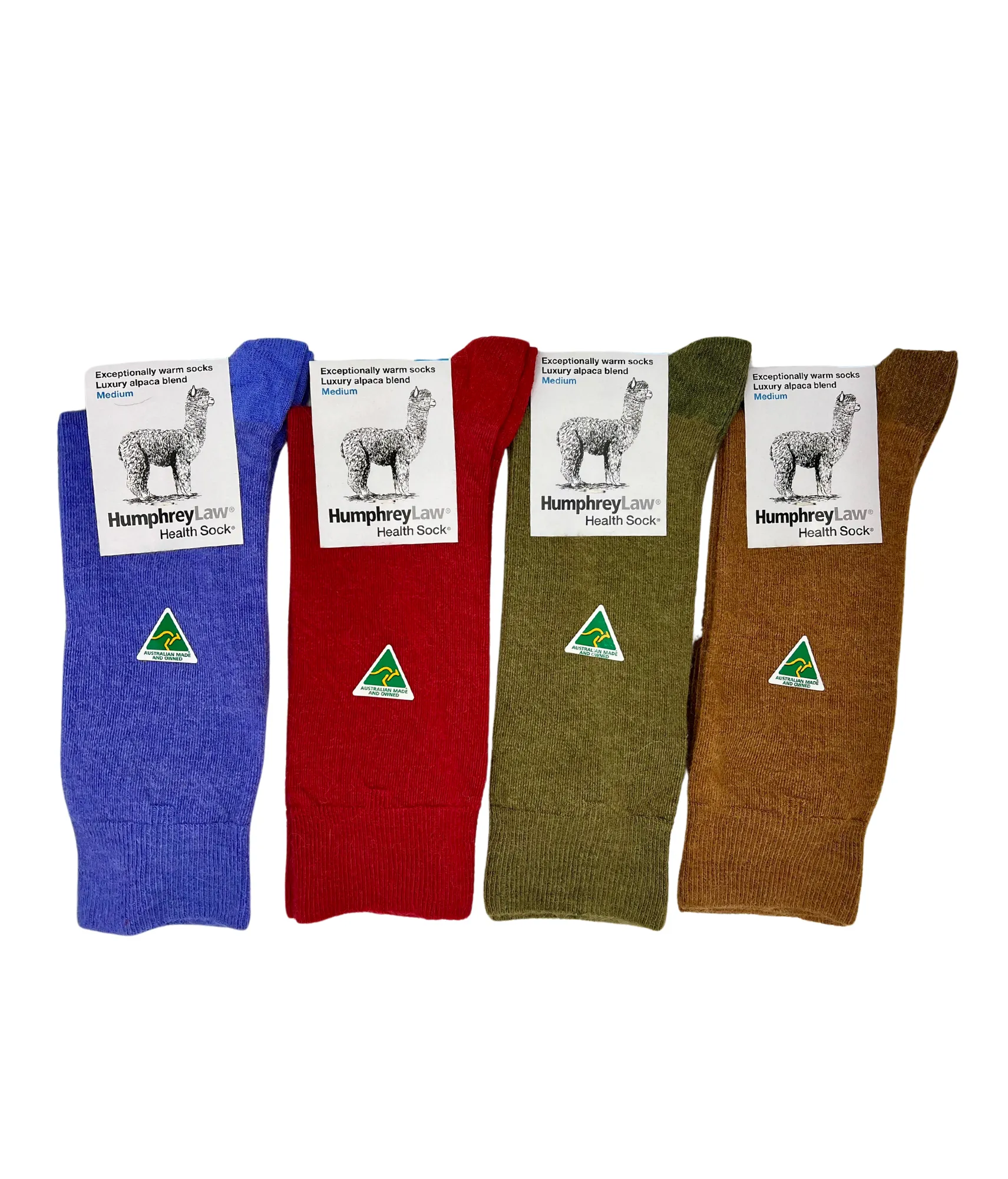 Exceptionally Warm Luxury Alpaca Blend Socks in Red