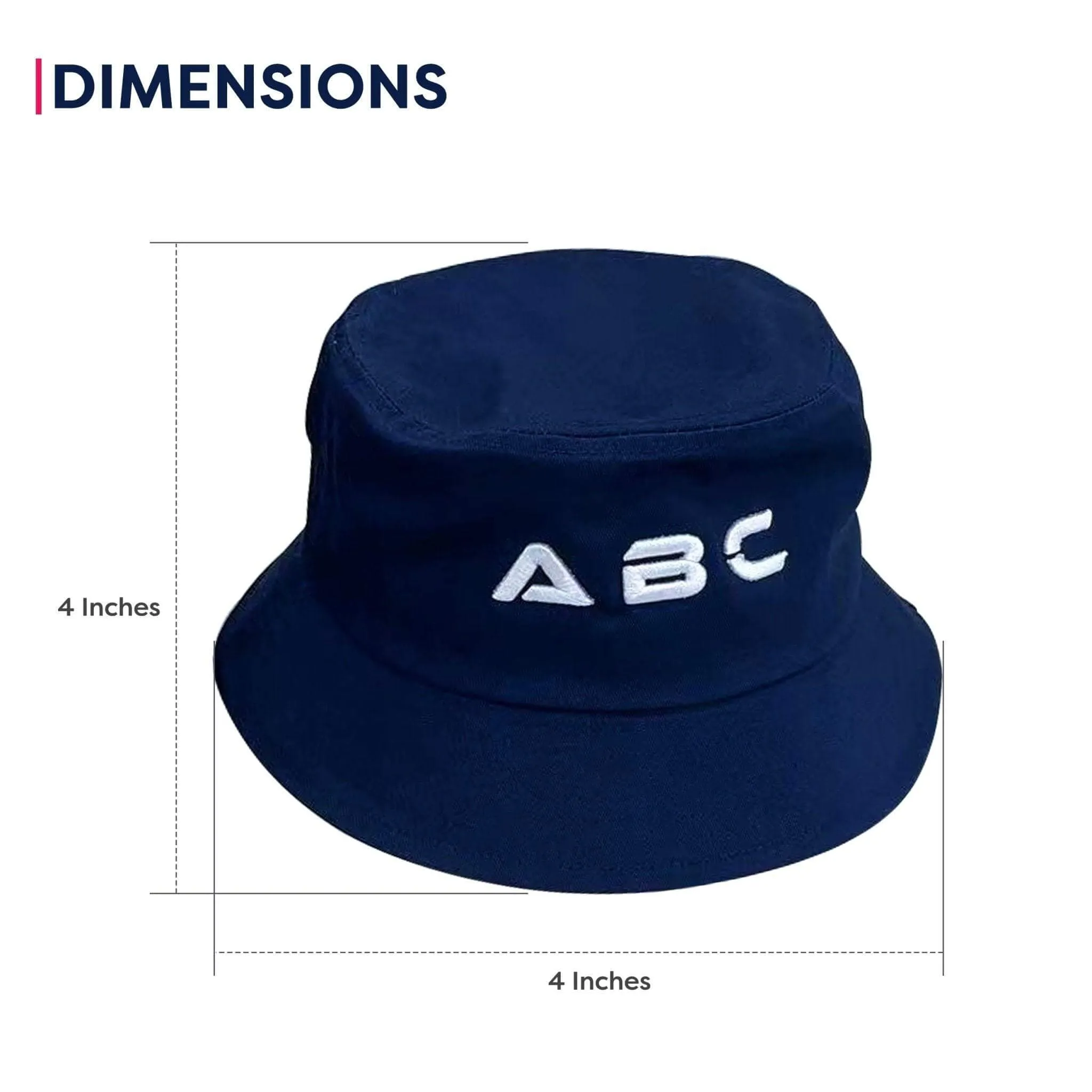 Fisherman Cotton Blend Bucket Hat