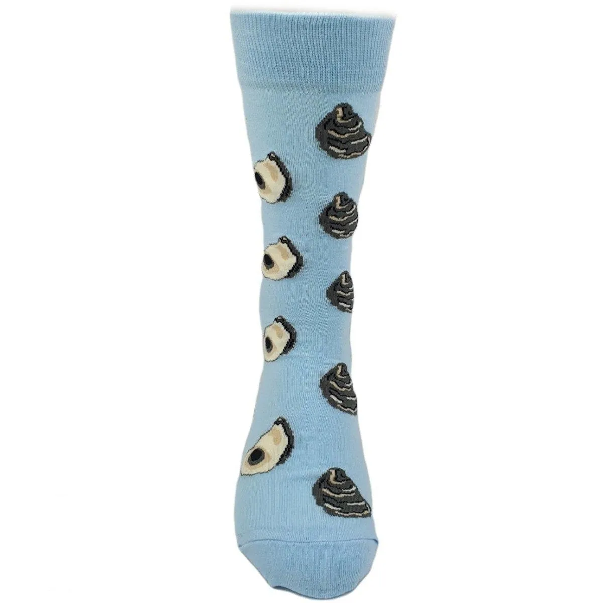 Food Socks Oyster |  Baby Blue