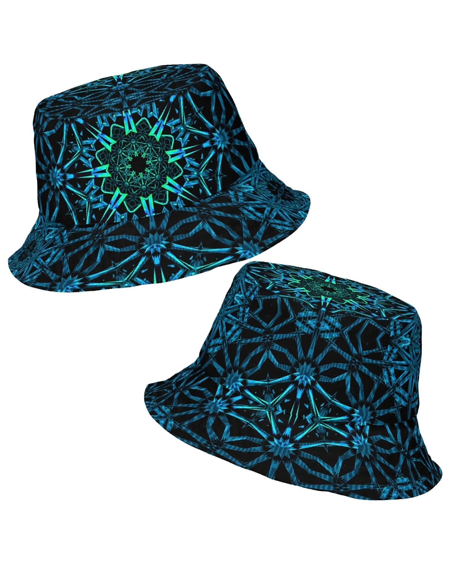 Fractals Reversible Bucket Hat