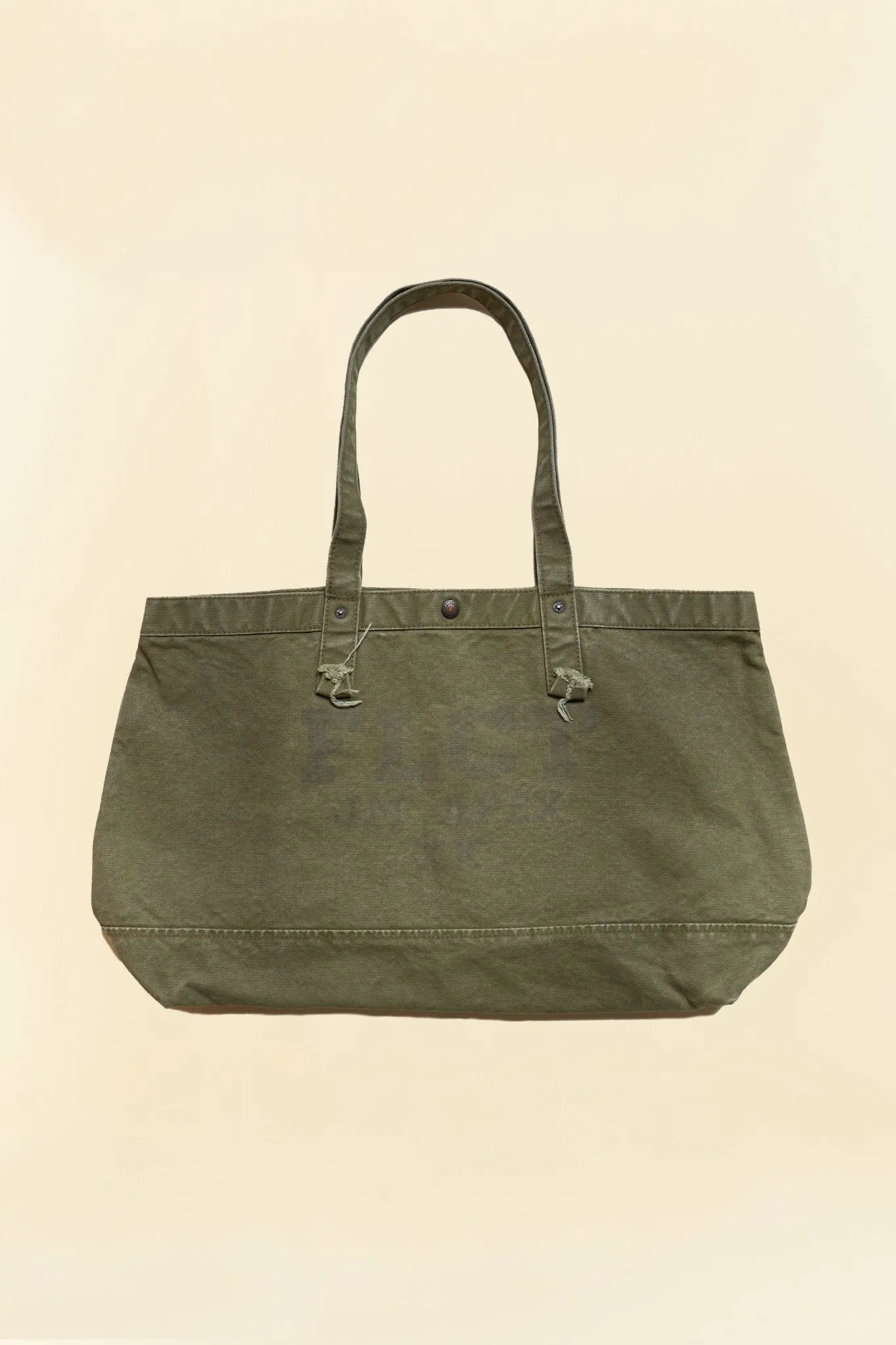 Fullcount Paraffin Canvas Coal Bag - Olive