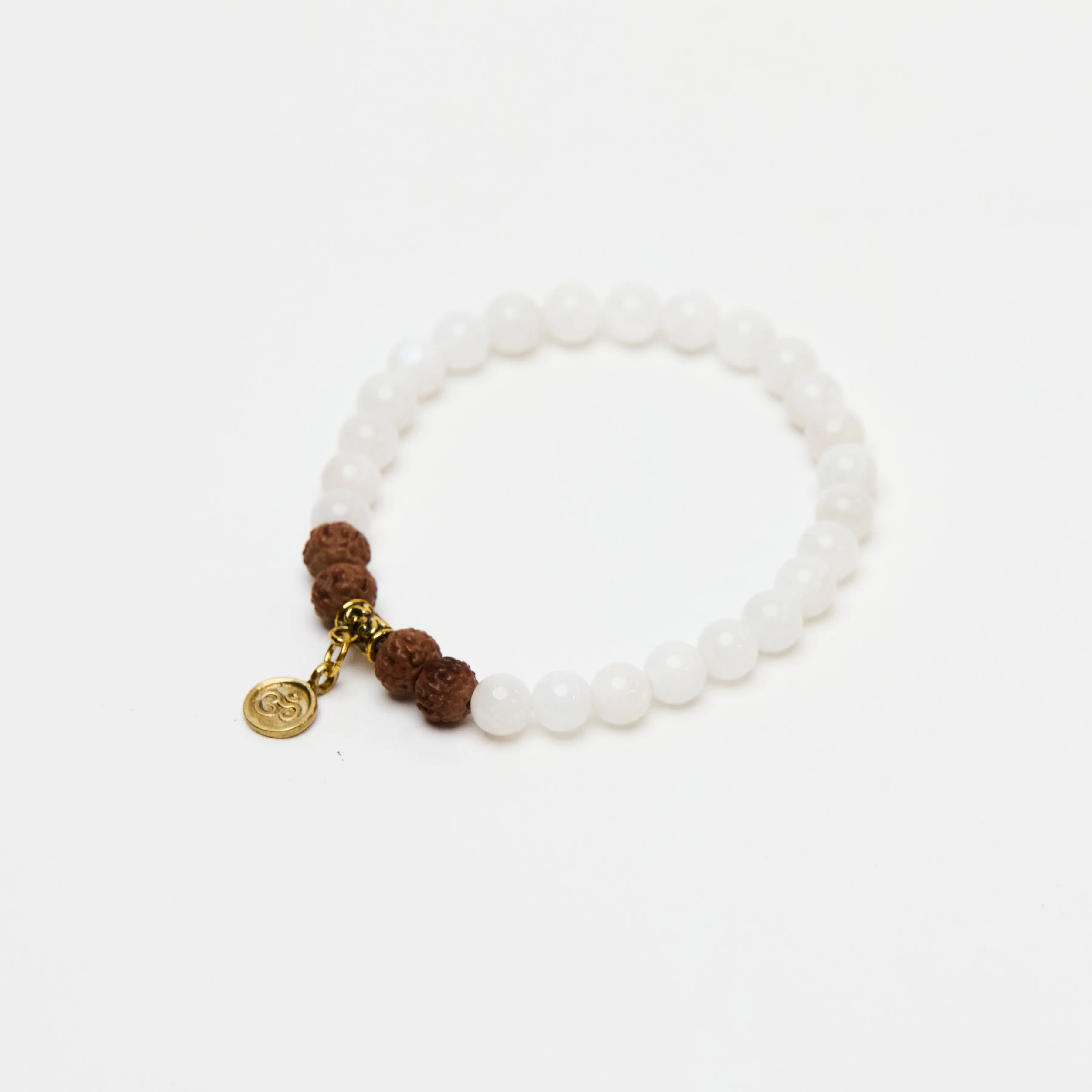 I am Grateful Mala Bead Bracelet