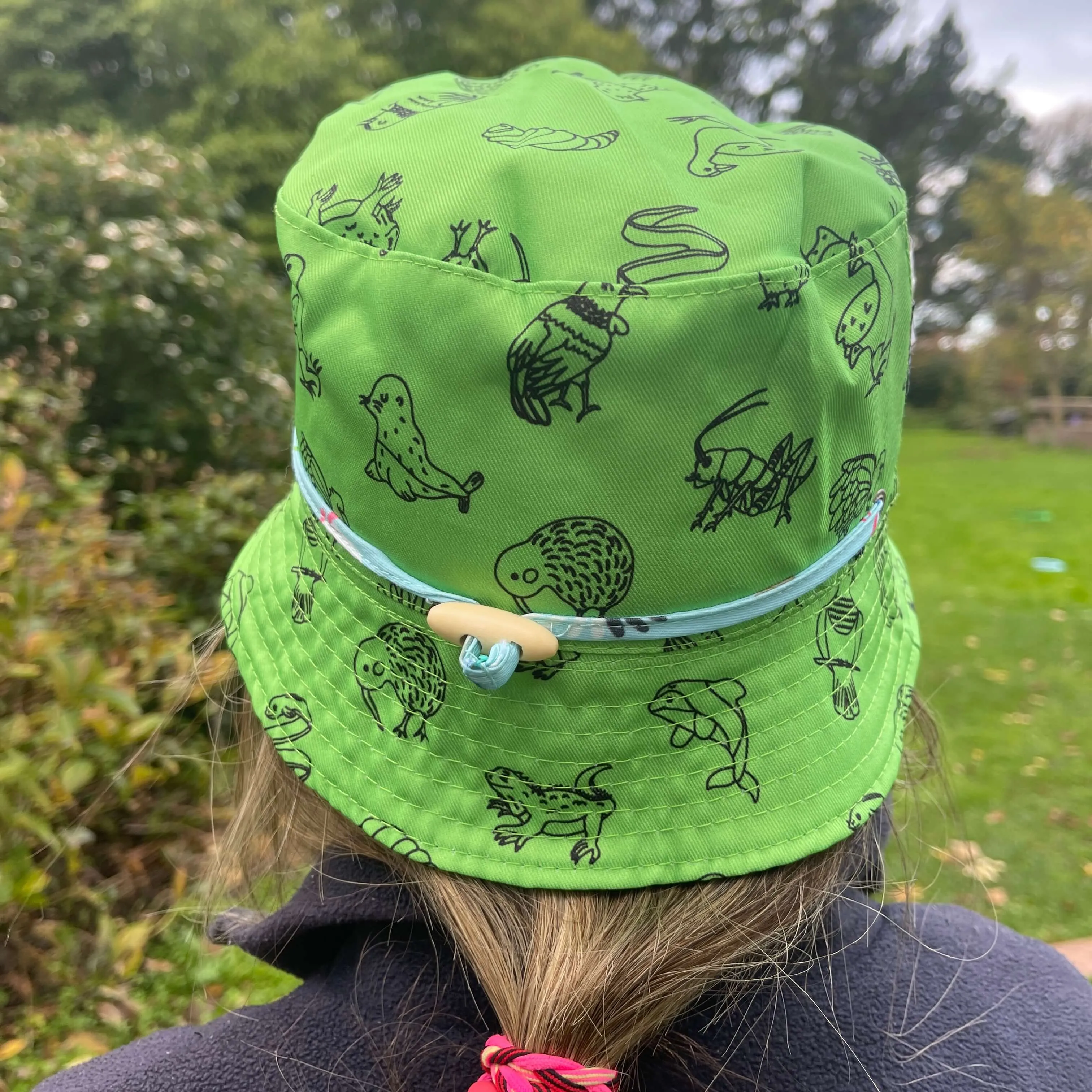 Kids Bucket Hat - NZ animals