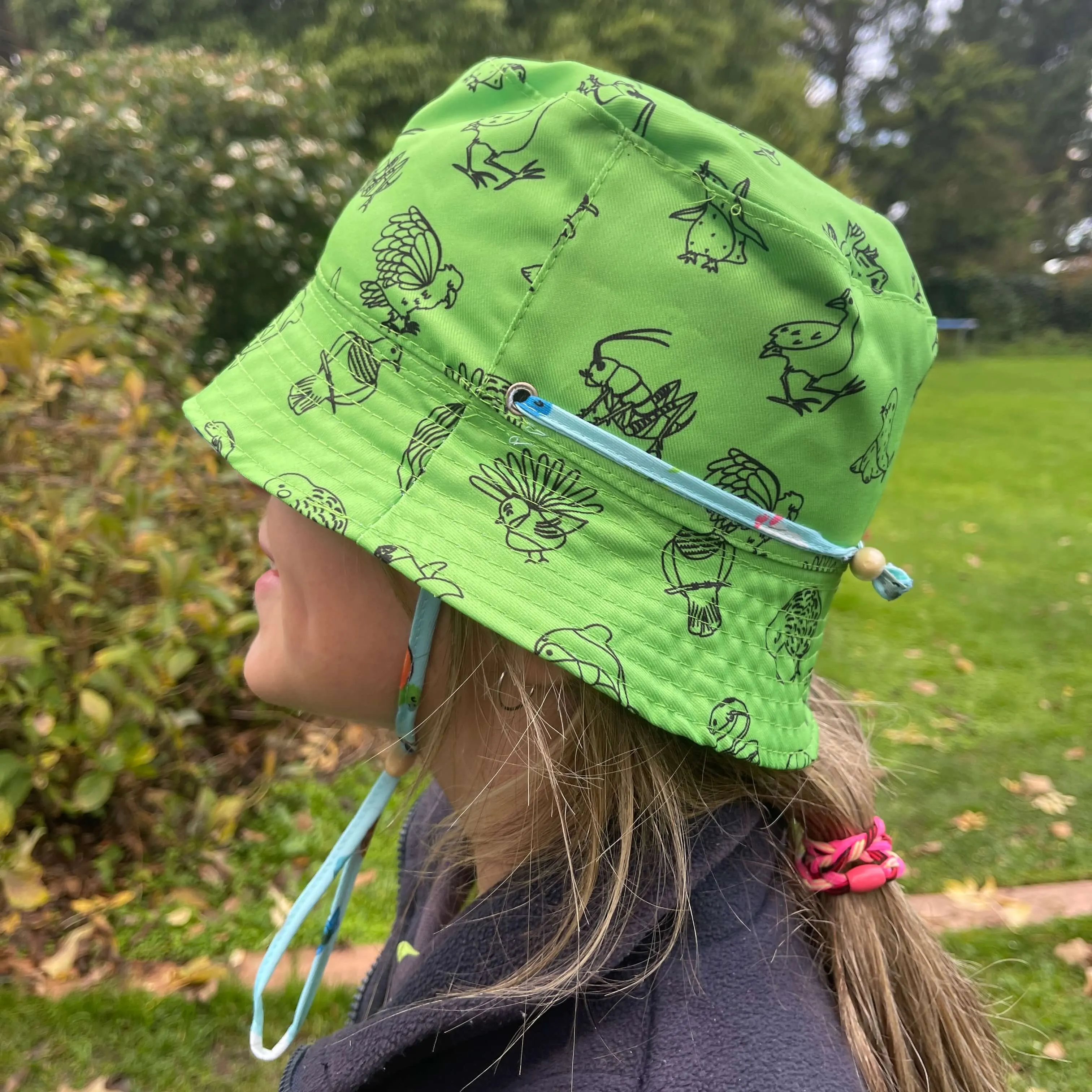 Kids Bucket Hat - NZ animals