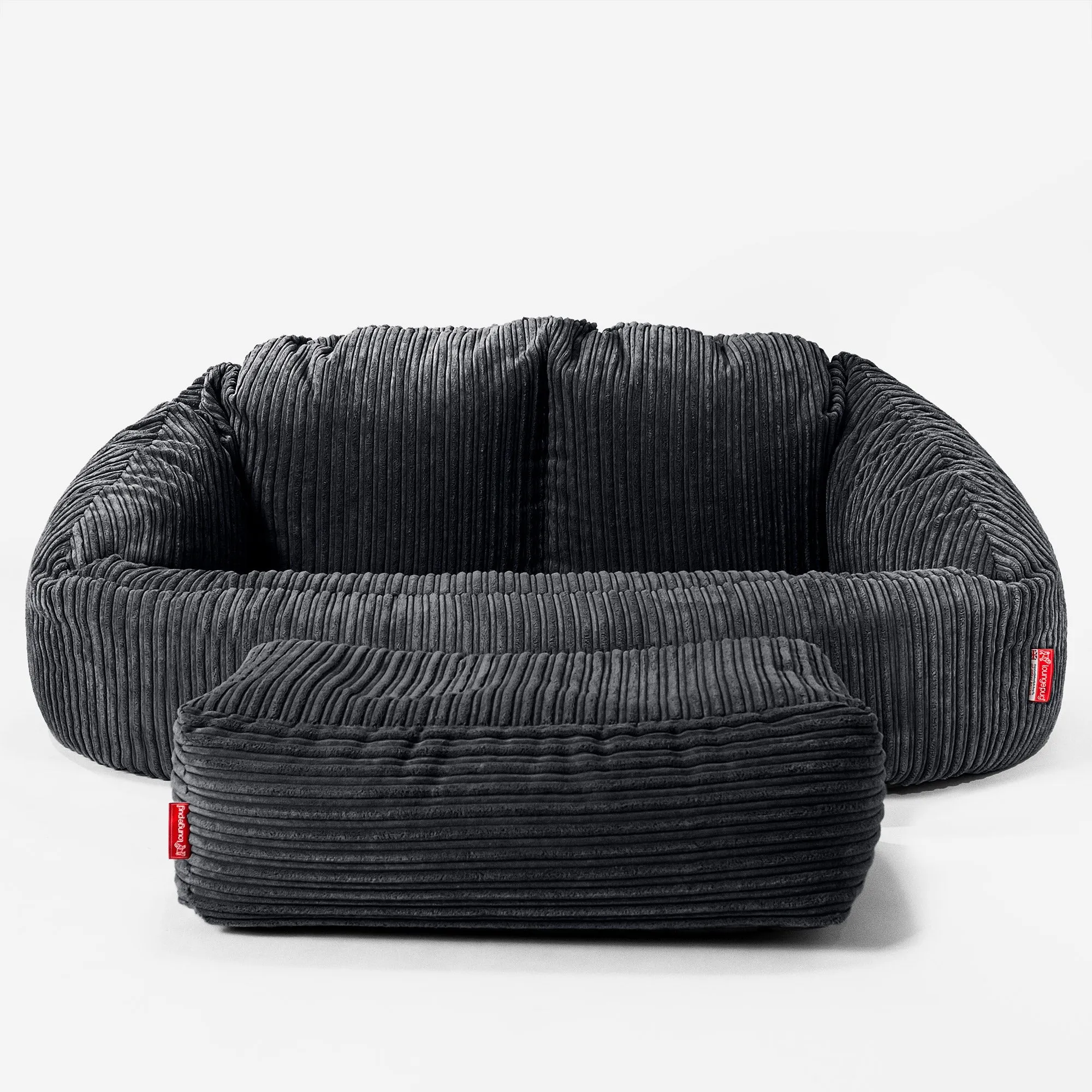 Kids Giant Bubble Sofa 3-14 yr - Cord Black