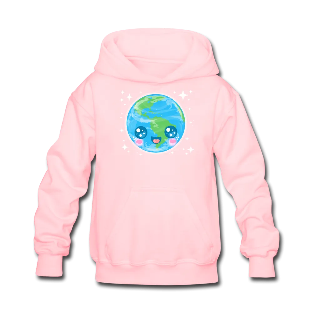 Kids' Kawaii Earth Hoodie