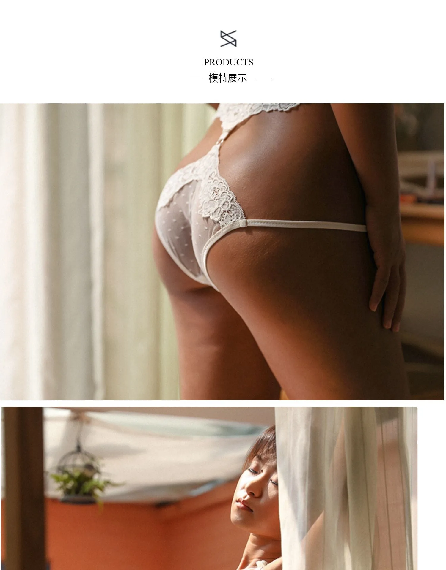 Lace Panties High Rise Bandage Underpants Hollow Out Transparent Underwear Wave Point Seamless Thong Briefs