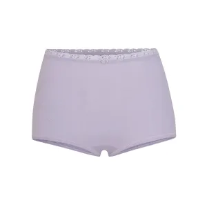 LACE POINTELLE BOY SHORT | LAVENDER