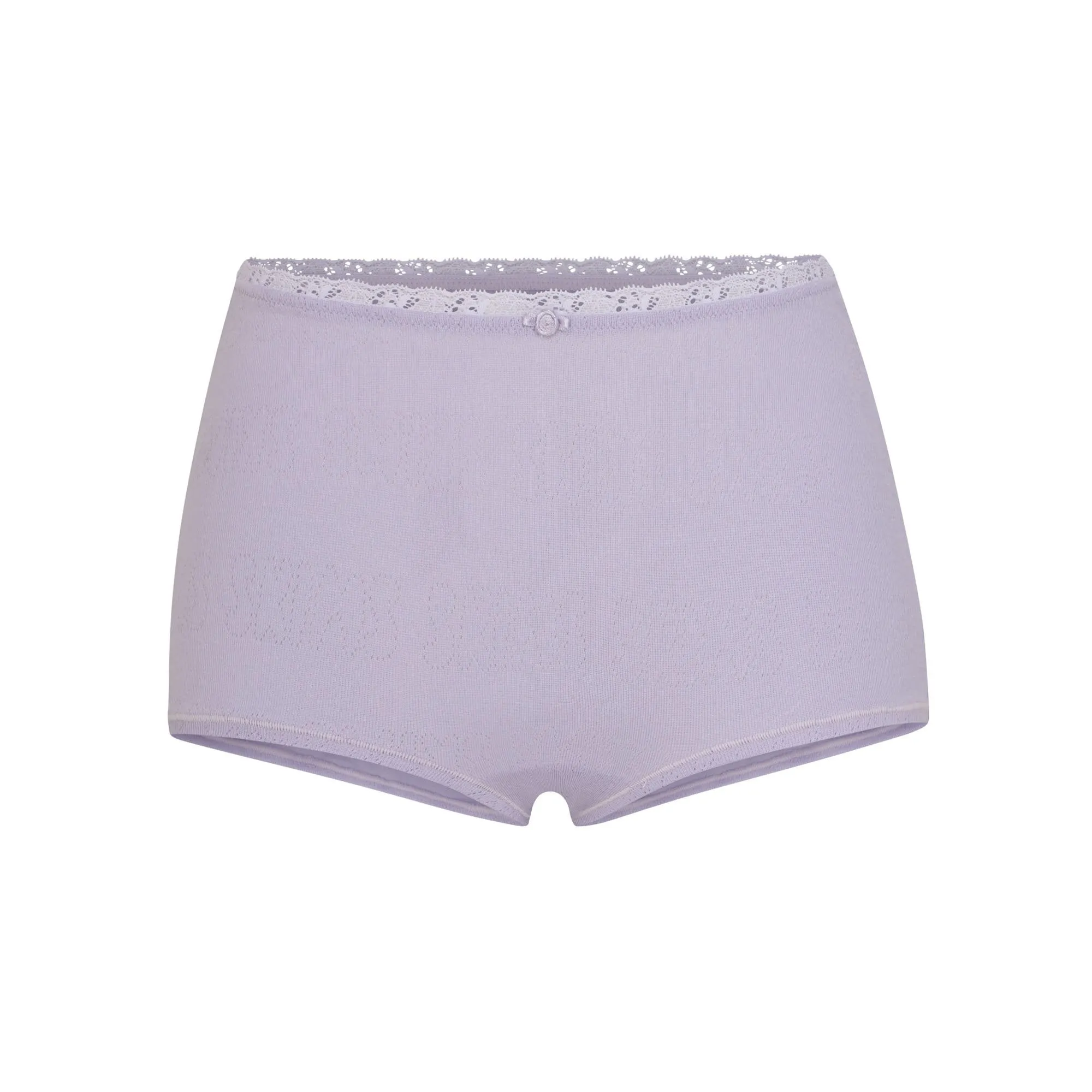 LACE POINTELLE BOY SHORT | LAVENDER