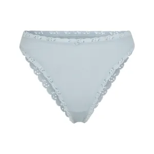 LACE POINTELLE CHEEKY BRIEF | SKY