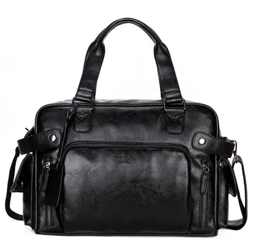 Large Capacity PU Leather Travel Bag