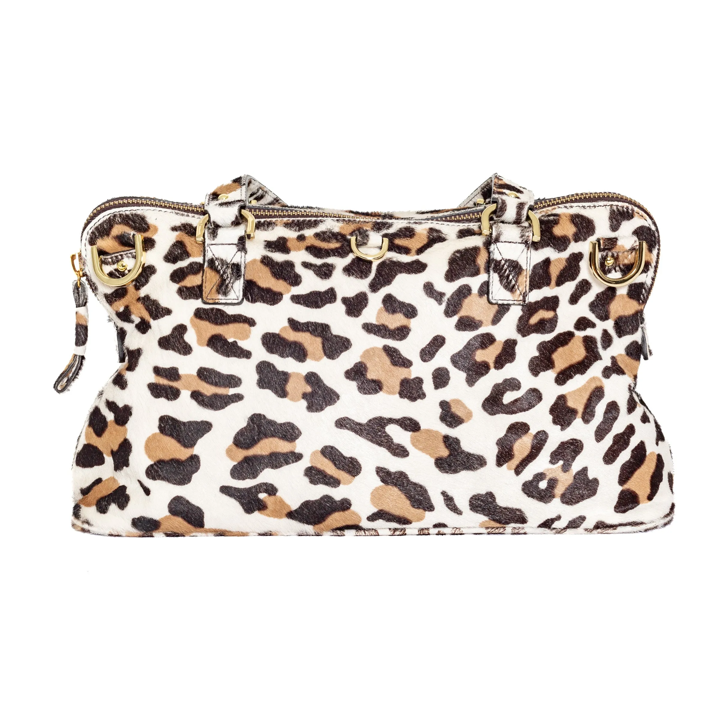 Leopard Print Pony Hair Bag