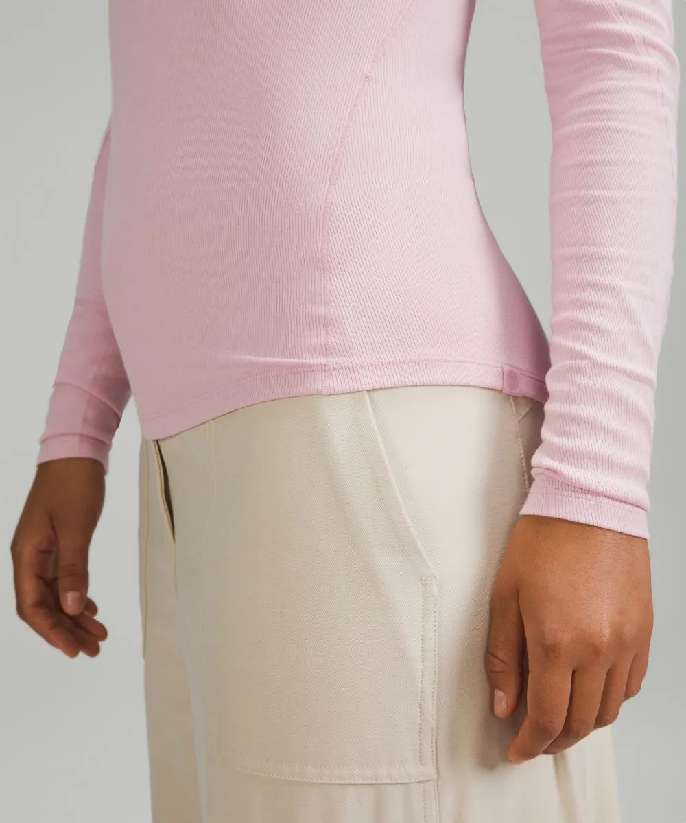 Long Sleeve Hold Tight Lululemon Shirt, Pink