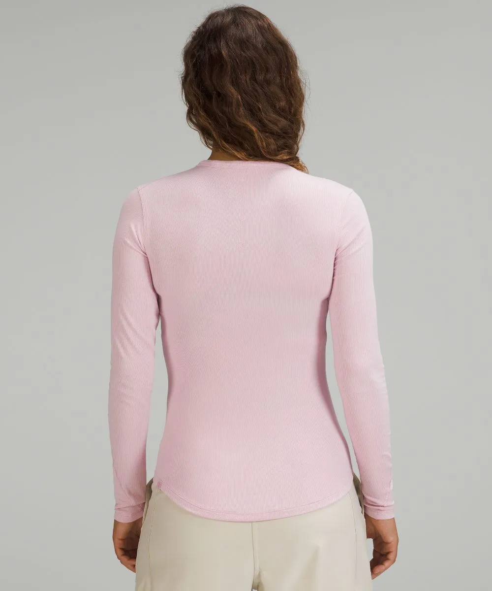 Long Sleeve Hold Tight Lululemon Shirt, Pink