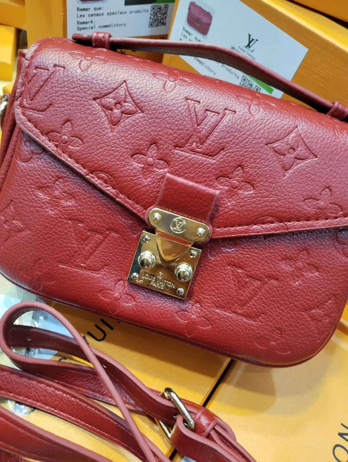 Louis Vuitton Matix Bag for Women (Red)